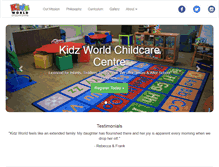 Tablet Screenshot of kidz-world.ca